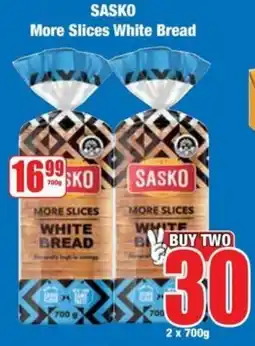 Boxer Superstores SASKO More Slices White Bread offer
