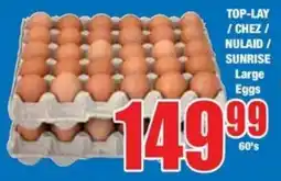 Boxer Superstores TOP-LAY/ CHEZ/ NULAID/ SUNRISE Large Eggs offer