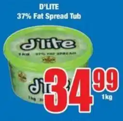 Boxer Superstores D'LITE 37% Fat Spread Tub offer