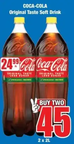 Boxer Superstores COCA-COLA Original Taste Soft Drink offer
