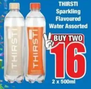 Boxer Superstores THIRSTI Sparkling Flavoured Water Assorted offer