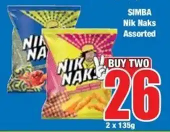 Boxer Superstores SIMBA Nik Naks Assorted offer
