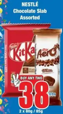 Boxer Superstores NESTLÉ Chocolate Slab Assorted offer