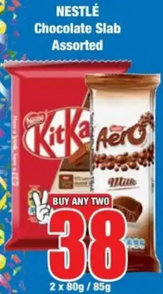 Boxer Superstores NESTLÉ Chocolate Slab Assorted offer