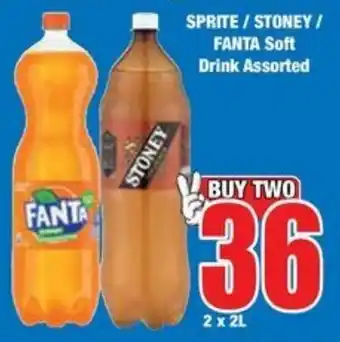 Boxer Superstores SPRITE/ STONEY/ FANTA Soft Drink Assorted offer