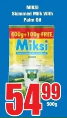 Boxer Superstores MIKSI Skimmed Milk With Palm Oil offer