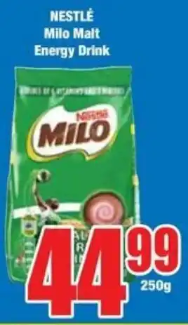 Boxer Superstores NESTLÉ Milo Malt Energy Drink offer