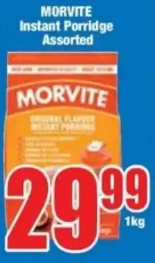 Boxer Superstores MORVITE Instant Porridge Assorted offer