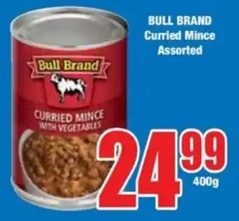 Boxer Superstores BULL BRAND Curried Mince Assorted offer