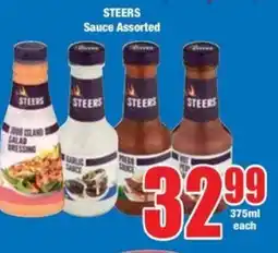 Boxer Superstores STEERS Sauce Assorted offer