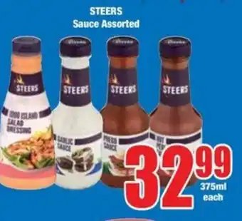 Boxer Superstores STEERS Sauce Assorted offer
