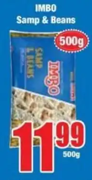Boxer Superstores IMBO Samp & Beans offer