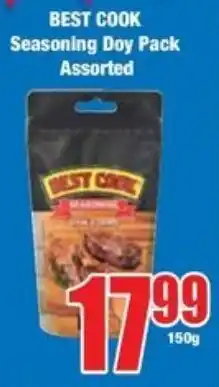 Boxer Superstores BEST COOK Seasoning Doy Pack Assorted offer