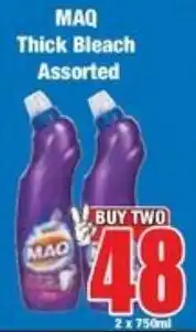 Boxer Superstores MAQ Thick Bleach Assorted offer