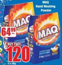 Boxer Superstores MAQ Hand Washing Powder offer