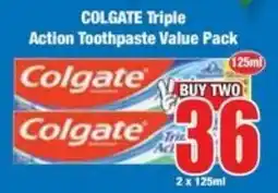 Boxer Superstores COLGATE Triple Action Toothpaste Value Pack offer