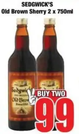 Boxer Superstores SEDGWICK'S Old Brown Sherry offer