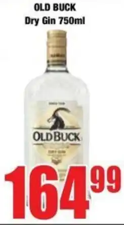 Boxer Superstores OLD BUCK Dry Gin offer