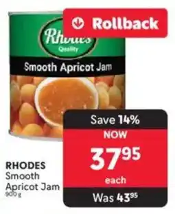 Makro RHODES Smooth Apricot Jam offer