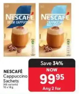 Makro NESCAFÉ Cappuccino Sachets offer