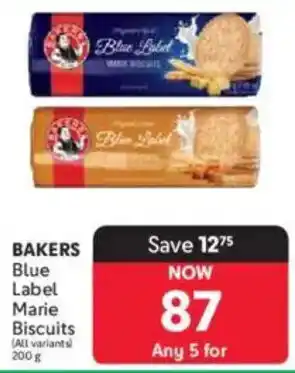 Makro BAKERS Blue Label Marie Biscuits offer
