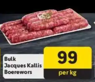 Makro Bulk Jacques Kallis Boerewors offer