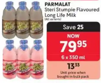 Makro PARMALAT Steri Stumpie Flavoured Long Life Milk offer