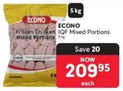 Makro ECONO IQF Mixed Portions offer