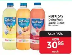 Makro NUTRIDAY Dairy Fruit Juice Blend offer