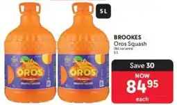 Makro BROOKES Oros Squash offer
