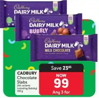 Makro CADBURY Chocolate Slabs offer