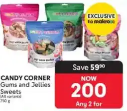 Makro CANDY CORNER Gums and Jellies Sweets offer