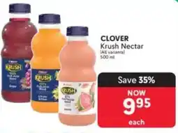 Makro CLOVER Krush Nectar offer