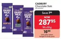 Makro CADBURY Chocolate Slab offer