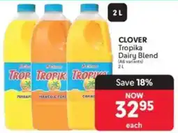 Makro CLOVER Tropika Dairy Blend offer