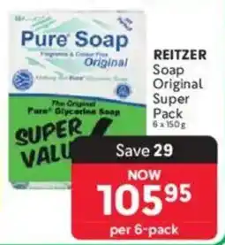 Makro REITZER Soap Original Super Pack offer