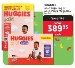 Makro HUGGIES Gold Giga Bag or Gold Pants Mega Box offer
