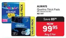 Makro ALWAYS Quattro Thick Pads offer