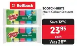 Makro SCOTCH-BRITE Muliti Colour Scourers offer