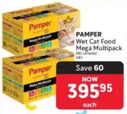 Makro PAMPER Wet Cat Food Mega Multipack offer