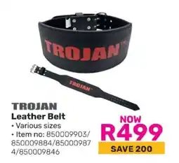 Game TROJAN Leather Belt offer