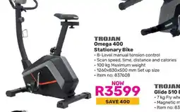 Game Trojan Omega 400 Stationary Bike offer