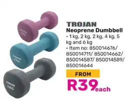 Game TROJAN Neoprene Dumbbell offer