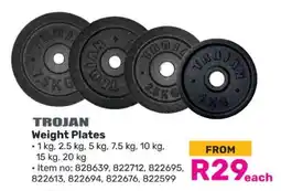 Game TROJAN Weight Plates offer