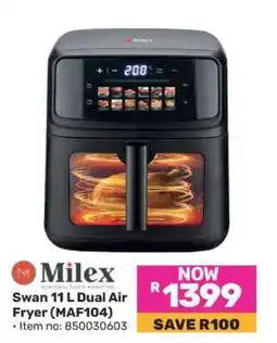 Game Milex Swan 11 L Dual Air Fryer (MAF104) offer