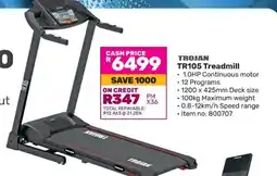 Game Trojan TR105 Treadmill offer