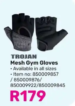 Game TROJAN Mesh Gym Gloves offer