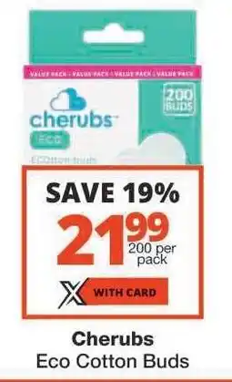 Checkers Cherubs Eco Cotton Buds offer