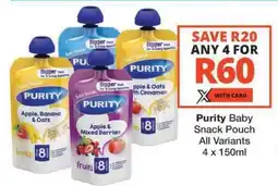 Checkers Purity Baby Snack Pouch offer
