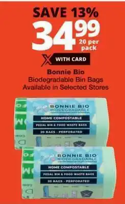 Checkers Bonnie Bio Biodegradable Bin Bags offer